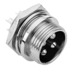 CONECTOR GX16 4P MACHO CHASIS