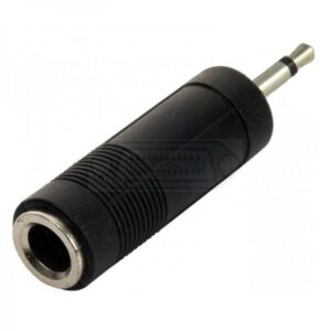 ADAPTADOR JACK 3.5mm MACHO MONO - JACK 6.3mm HEMBRA MONO