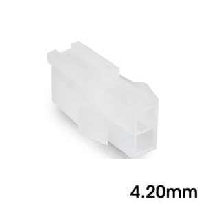 CONECTOR MINI POWER 2C MACHO AÉREO 4.20mm NATURAL