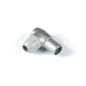 CONECTOR ANTENA TV "EASYF" HEMBRA 90º METALICO