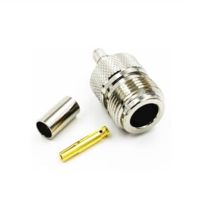 CONECTOR N HEMBRA AÉREA CRIMPAR RG58
