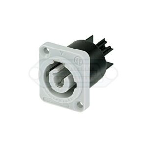 CONECTOR POWERCON 3P 20A MACHO CHASIS GRÍS NEUTRIK