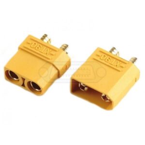 JUEGO CONECTORES XT90 M-H 90A ALTA POTENCIA