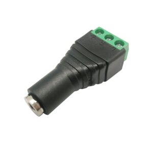 CONECTOR RÁPIDO JACK 3.5mm HEMBRA 3P ESTÉREO BORNA TORNILLO