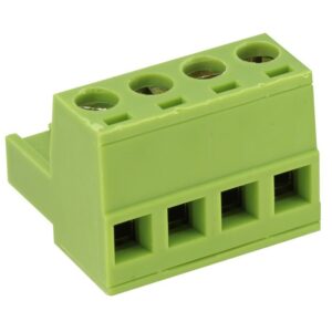 CLEMA HEMBRA ACODADA 4 PINES PASO 5.08mm. MSTB4ST