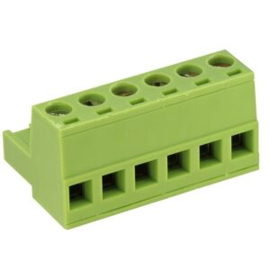 CLEMA HEMBRA ACODADA 6 PINES PASO 5.08mm. MSTB6ST