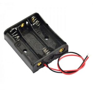 PORTAPILAS 3 PILAS AA PLANO CON CABLE