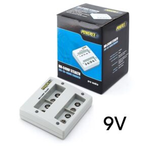 CARGADOR POWEREX MH-C490F 4 BATERÍAS 9V NiMH