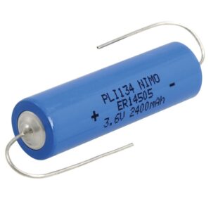 PILA LITIO 3.6V 2400mAh ER14505 NIMO TERMINALES AXIALES