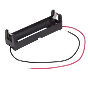 PORTAPILAS 18650 1 PILA LITIO CON HILOS