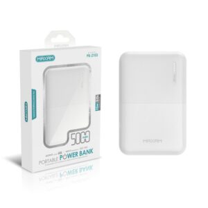 POWER BANK MAXAM 5.000MAH 5V 2A OUT x2 USB - IN MICRO/USB-C BLANCO