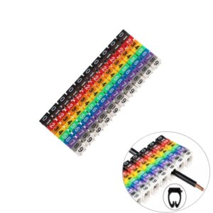 MARCADORES NUMÉRICOS (0...9) + COLOR Ø2.5mm 10x10 PIEZAS