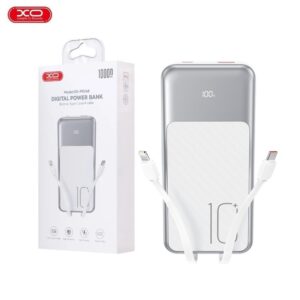 POWER BANK XO DISPLAY 10.000mAh 22.5W PD/QC 3.0 USB-C/iPhone BLANCO