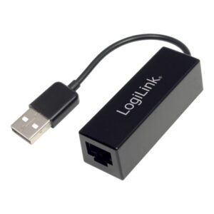 ADAPTADOR USB 2.0 A ETHERNET GIGABIT LOGILINK C/ CABLE.