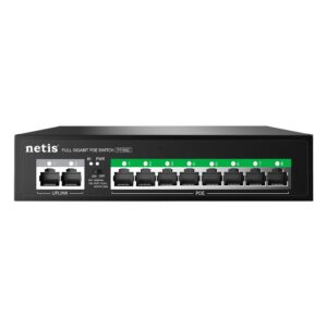 SWITCH POE 10P GIGABIT (8 POE) STONET 802.3AF/AT 120W