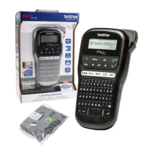 ROTULADORA ELECTRÓNICA BROTHER PT H110 NEGRO
