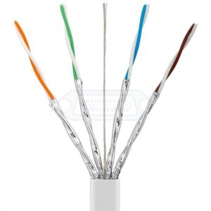 BOBINA U-FTP CAT7 RÍGIDO PLANO 50MTS.