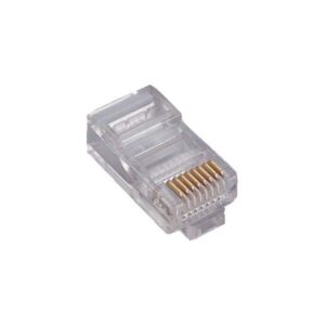 CONECTOR RJ45 CAT5E TRANSPARENTE CABLE UTP