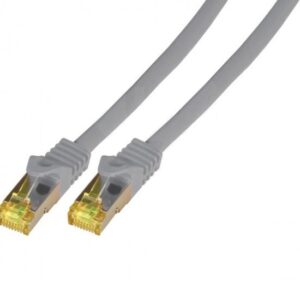 CABLE RJ45 SFTP CAT7 M-M 0.3m GRIS