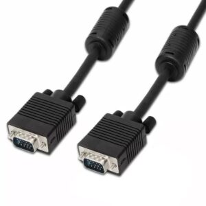 CABLE SVGA HDB15 M-M CON FERRITA NEGRO 10M