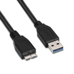 CABLE USB 3.0 TIPO-A - MICRO USB 3.0 TIPO-B 1m NEGRO