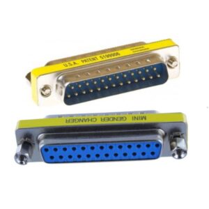 ADAPTADOR SUB-D 25P MACHO - HEMBRA (PIN TO PIN) MINI