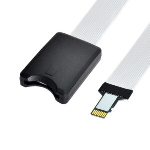 LECTOR EXTENSOR SD/MICRO SD CABLE FPC PLANO 25CMS.