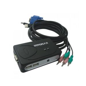 SWITCH KVM 2 PUERTOS USB/VGA CON AUDIO