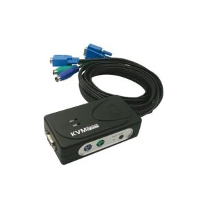 SWITCH KVM 2 PUERTOS PS/2 + VGA/AUDIO
