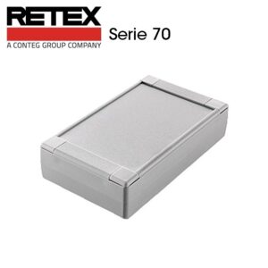 CAJA UNIVERSAL ABS RETEX SERIE 70 (110x85x35mm) GRIS