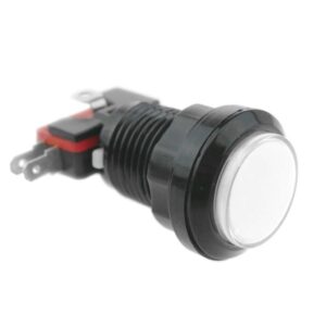 PULSADOR ARCADE LED Ø24mm 12V BLANCO