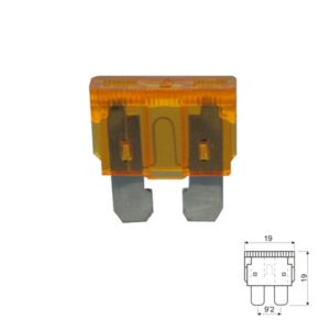 FUSIBLE LAMINADO 19mm COCHE 5A BEIGE