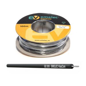 CABLE FLEXIBLE TESTER 1x0.50mm² EMELEC NEGRO METRO