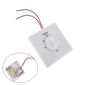 TEMPORIZADOR MANUAL ROTATORIO 220V AC 120 MINUTOS BLANCO