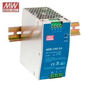 FUENTE ALIMENTACIÓN CARRIL DIN 24VDC 10A 240W MEAN WELL