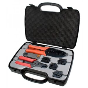 MALETIN HERRAMIENTAS CRIMPADO Y CORTE CABLE COAXIAL