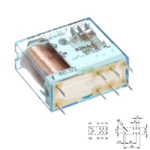 RELE DE POTENCIA FINDER 40.52 DC 60V (2Co) 8A/250VAC PCB