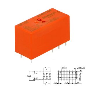 RELÉ DE POTENCIA SCHRACK RT424730 AC 230V (2Co) 8A PCB