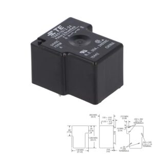 RELÉ DE POTENCIA TE CONNECTIVITY T9A DC 24V (1Co) SPST-NO 30A PCB