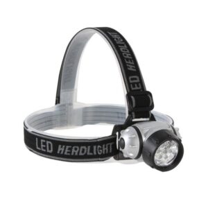LINTERNA FRONTAL CABEZA 7 LED BLANCOS 65LM 7 MODOS