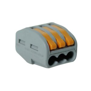 BORNA CONEXIÓN RÁPIDA 3 VÍAS A PALANCA (0.2 a 4mm)