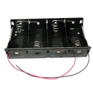 PORTAPILAS 4 PILAS R20 (D) PLANO CON CABLE