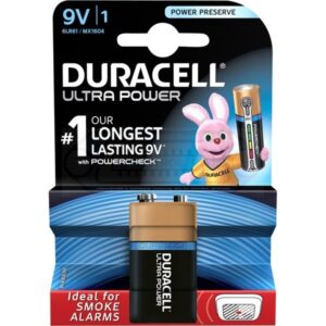 PILA DURACELL ULTRA POWER 6LR61 9V ALCALINA PACK 1U