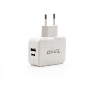 CARGADOR PARED USB-C + USB-A 27W