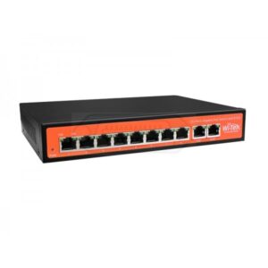SWITCH POE 10P GIGABIT (8POE) 120W WI-TEK SOBREMESA