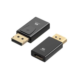 ADAPTADOR DISPLAYPORT MACHO - HDMI HEMBRA 4K COMPACTO