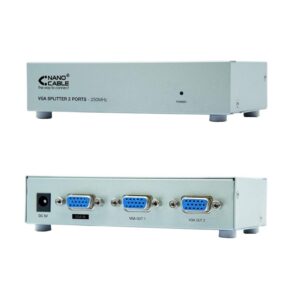 SPLITTER SVGA DUPLICADOR 2 SALIDAS 250 MHZ
