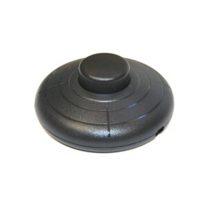 INTERRUPTOR DE PIE ON-OFF 2A/230V AC NEGRO