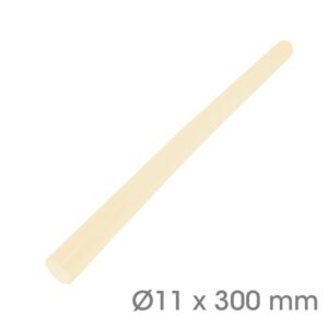 BARRA PEGAMENTO TERMOFUSIBLE Ø11x300mm AMARILLO