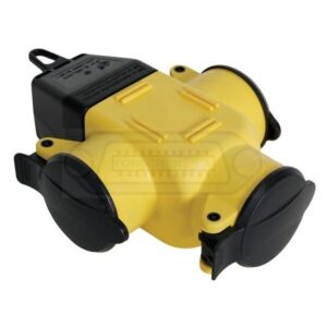 ADAPTADOR ELECTRICO 3 SALIDAS SCHUKO (IP44)